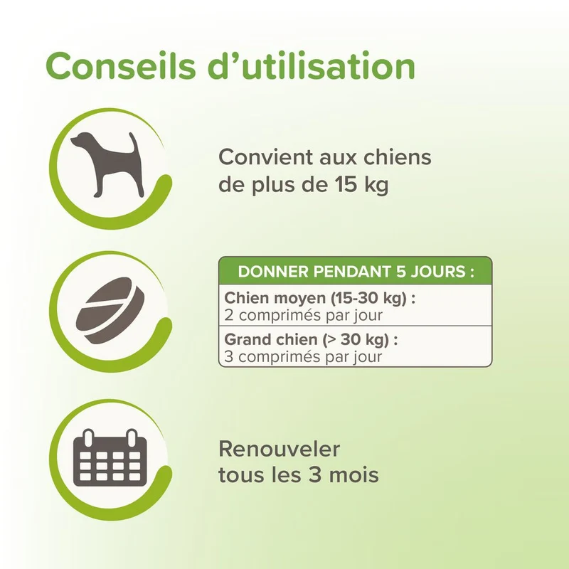 Vermipure purge aux plantes chien plus de 15 kg