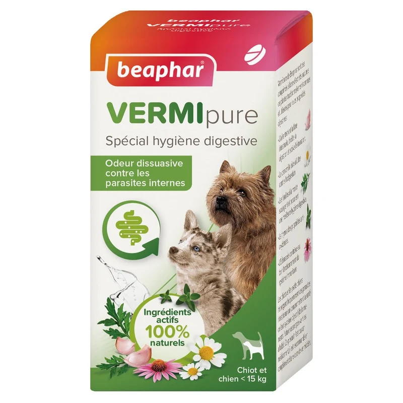 Vermipure, Comprimés pour chiot et petit chien < 15kg
