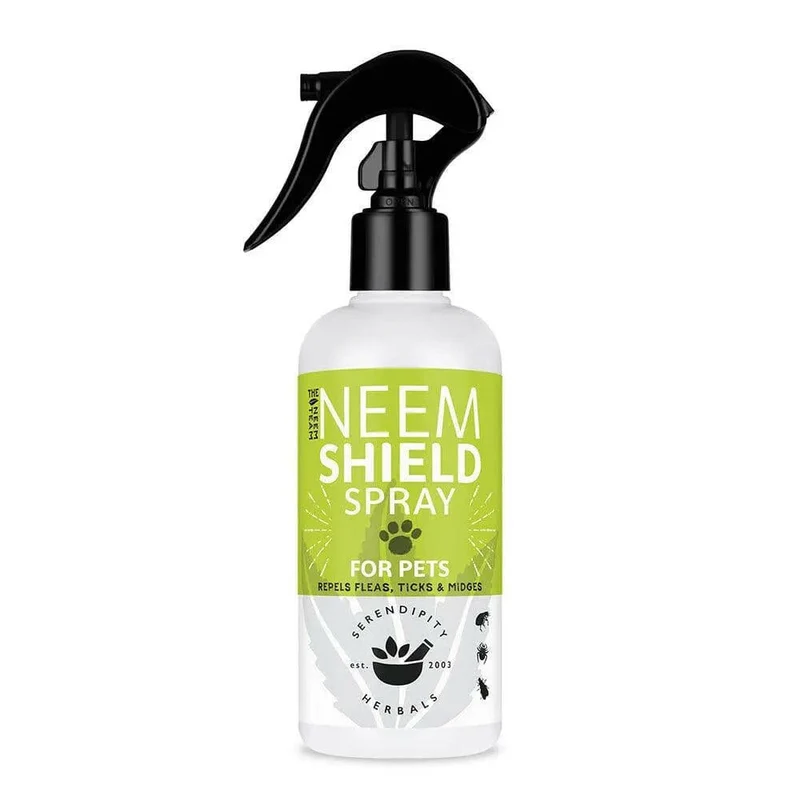 Spray répulsif naturel anti tique et puce pour chien - Neem Pet shield