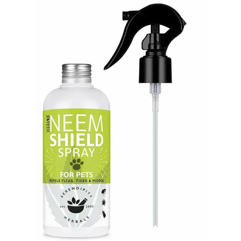 Spray répulsif naturel anti tique et puce pour chien - Neem Pet shield