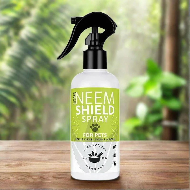 Spray répulsif naturel anti tique et puce pour chien - Neem Pet shield