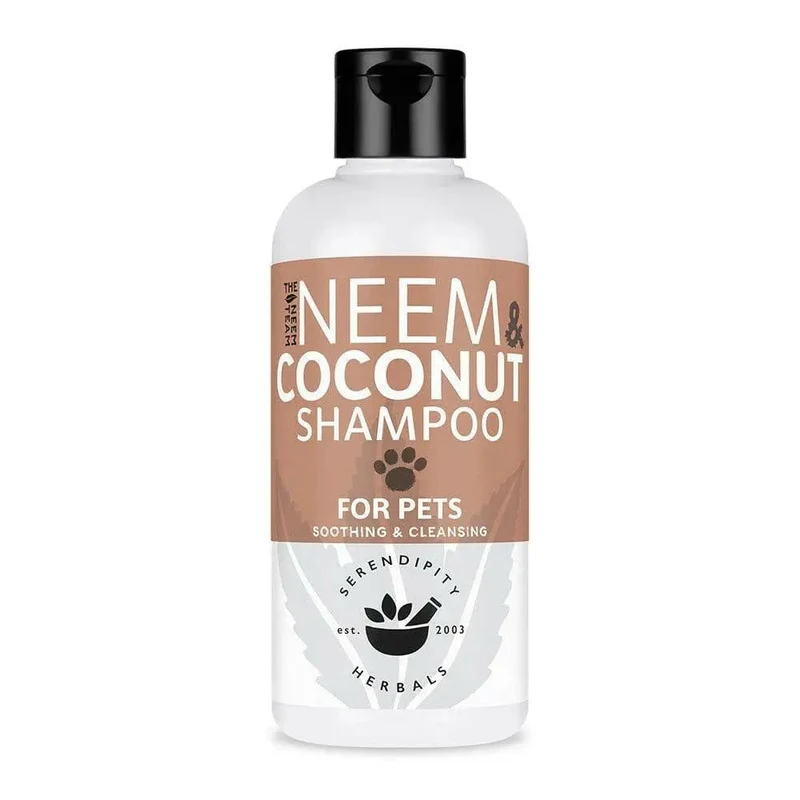 Shampooing au Neem et à la Noix de Coco pour chien – Peaux Sensibles et Sèches