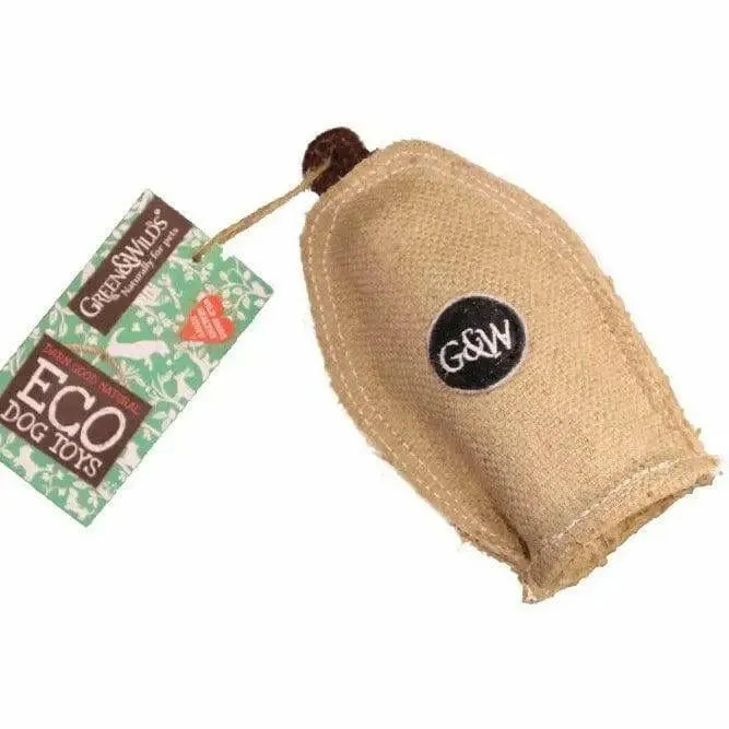 Jouet pour Chien en Jute “Eco Crinkler” – Green & Wild’