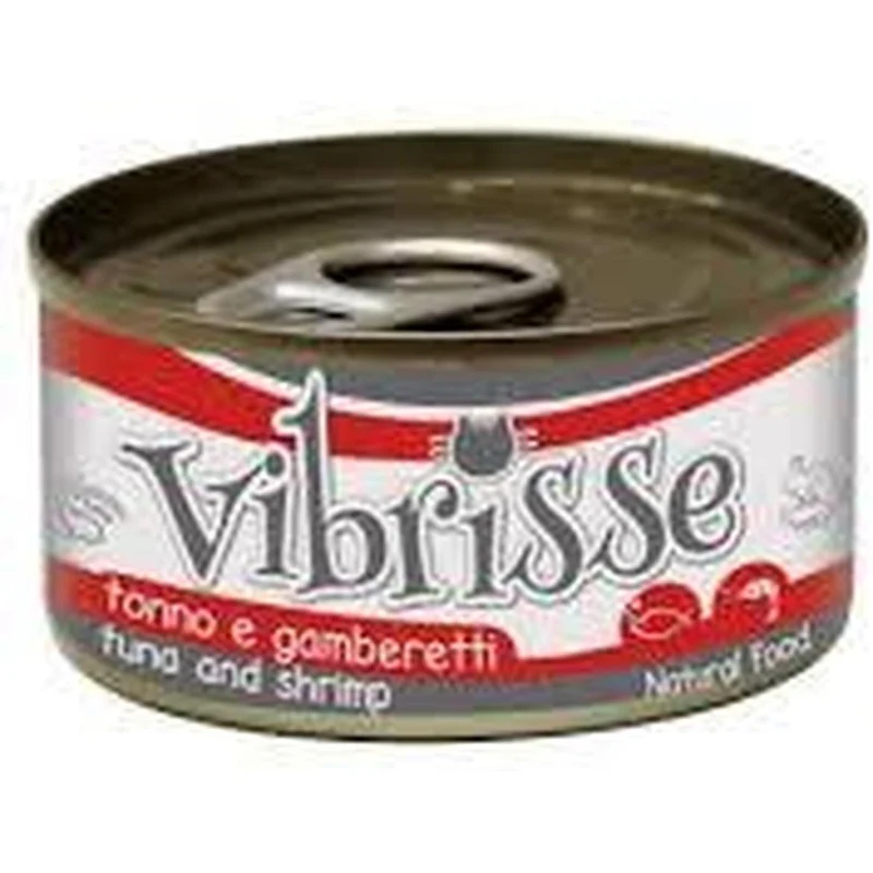 vibrisse chat thon et crevettes 70gr