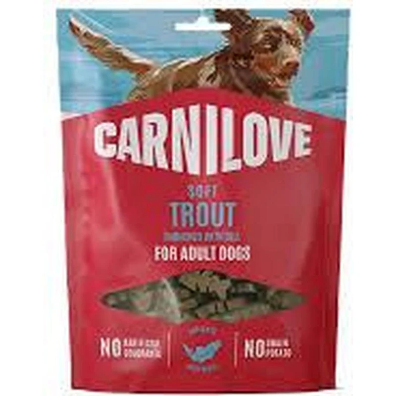 CARNILOVE Soft Snack Adult Friandises Moelleuses Chien Truite & Aneth 200 g