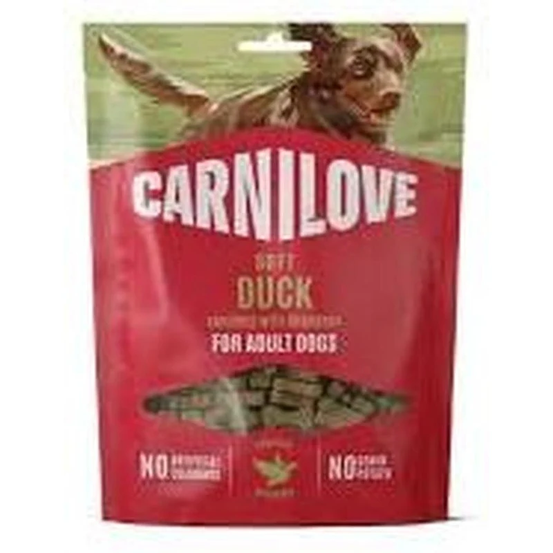 CARNILOVE Soft Snack Adult Friandises Moelleuses Chien Canard & Romarin 200 g