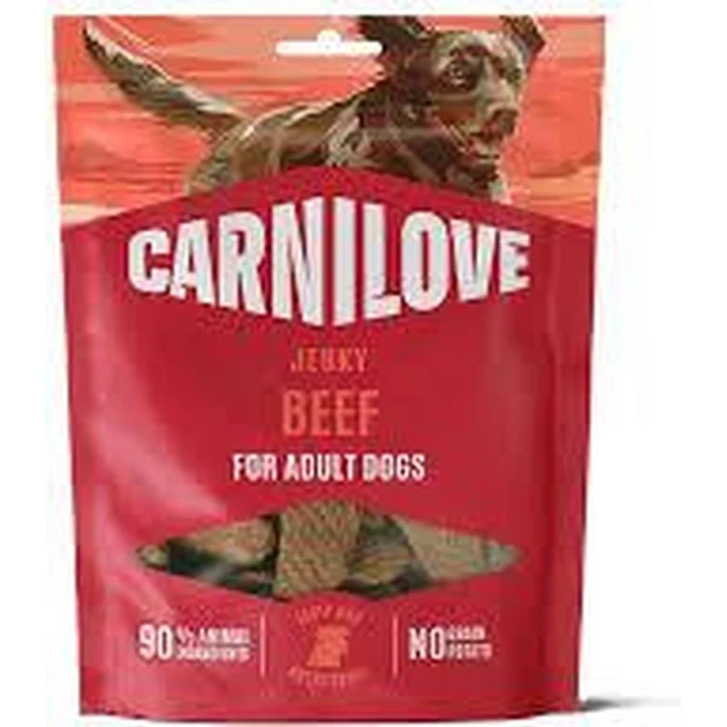 CARNILOVE Jerky Snack Adult Filets Séchés Chien Bœuf 100 g