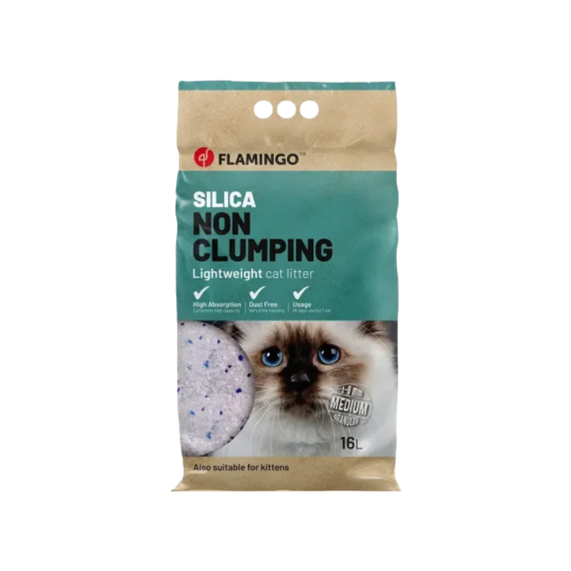 Litière pour chat - Granulés de silice de tailles intermédiaire