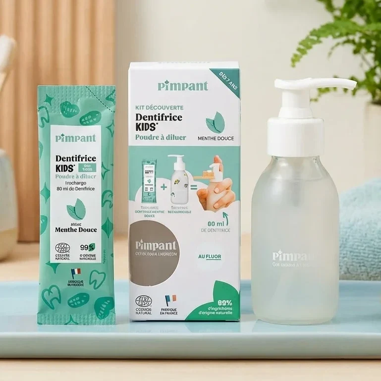 Kit Découverte Dentifrice Kids - Menthe Douce - Pimpant