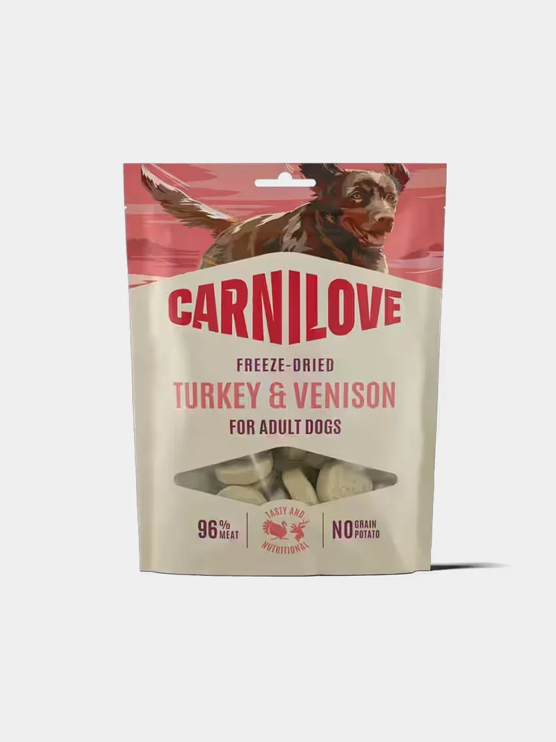 Friandises Freeze-Dried - Dinde 🦃 et Cerf 🦌 - Carnilove