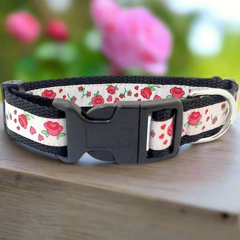 Collier pour chien 'rose'