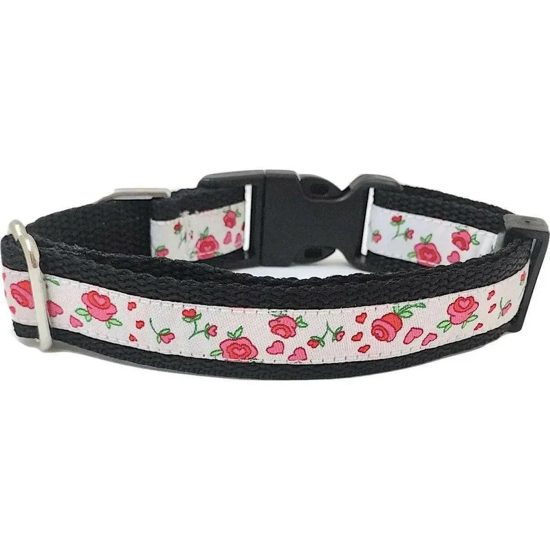 Collier pour chien 'rose'