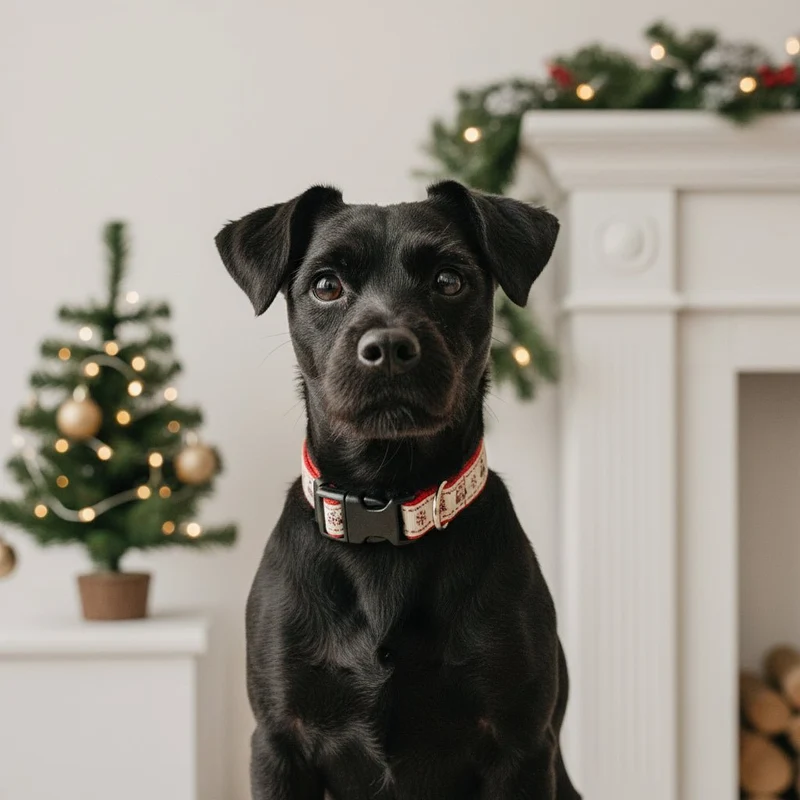 Collier pour Chien Hibou de Noël