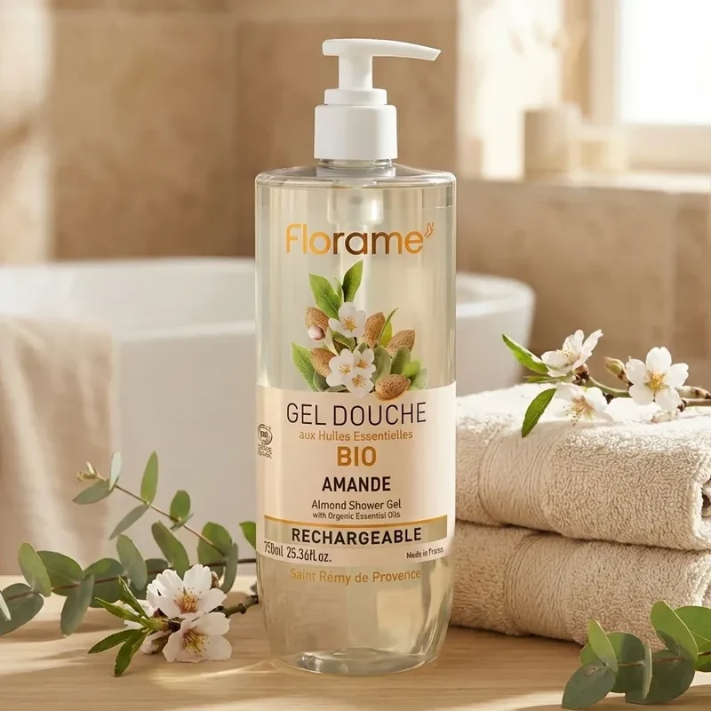 Gel Douche Amande Bio - 750 ml - Florame