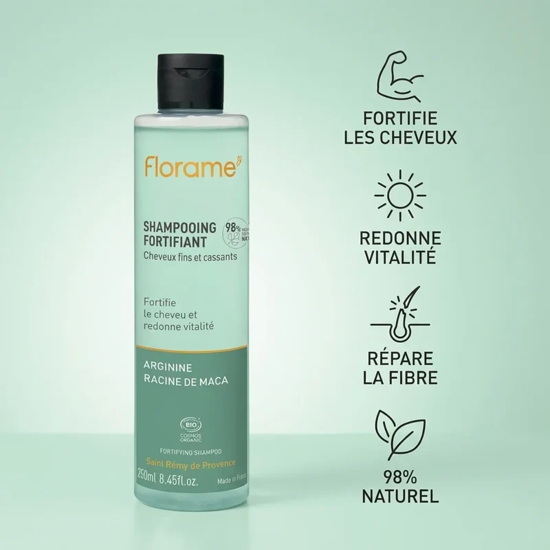 Shampooing Fortifiant Bio - 250 ml - Florame