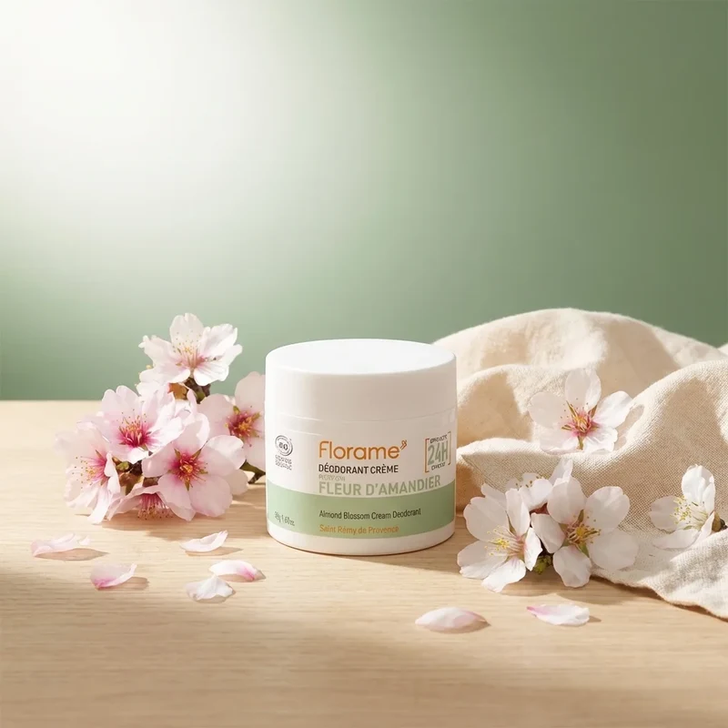 Déodorant Crème Fleur d’Amandier Bio - 50 g - Florame
