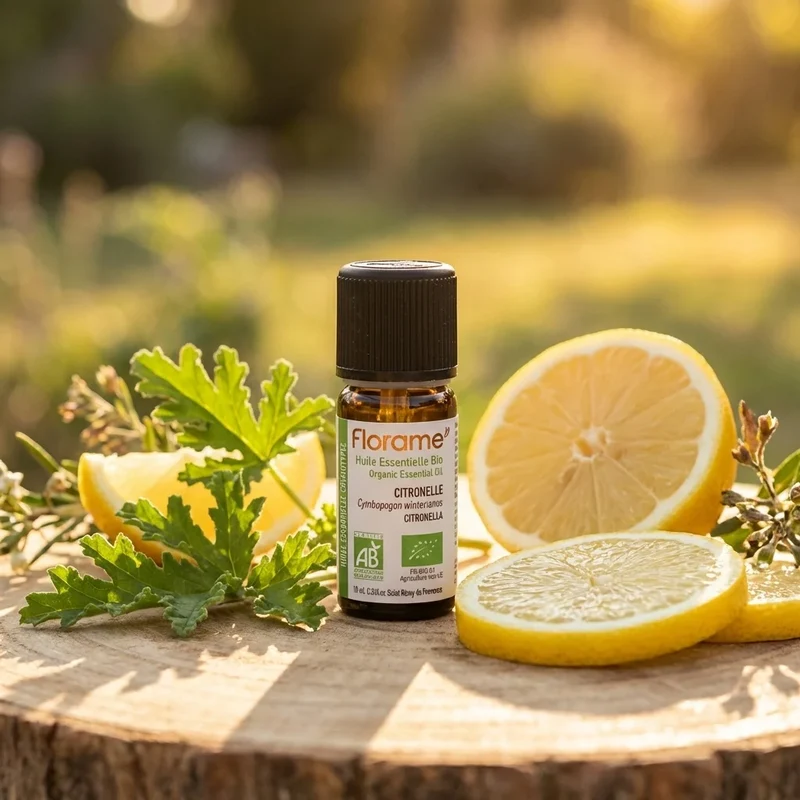 Huile Essentielle de Citronnelle Bio - 10ml - Florame