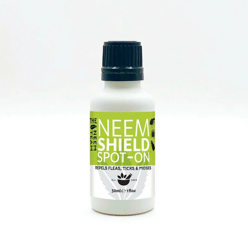 Neem Shield Pet Spot-On Anti-Puce et Tique naturel pour chiens et chats