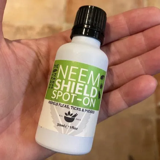 Neem Shield Pet Spot-On Anti-Puce et Tique naturel pour chiens et chats