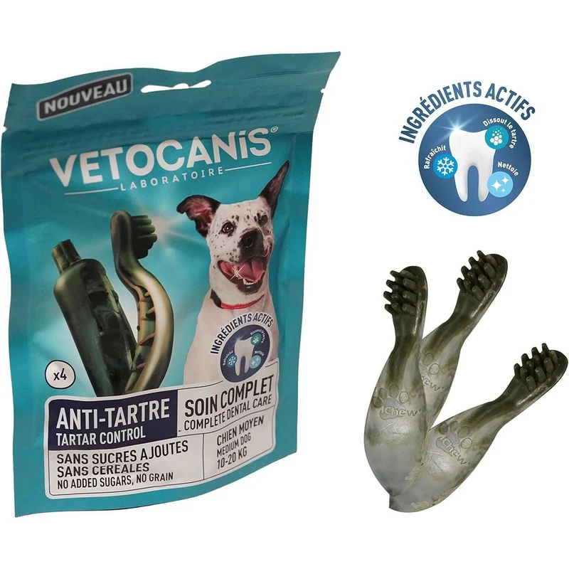 Sticks dentaires pour chien, Friandises Anti-Tartre pour chien