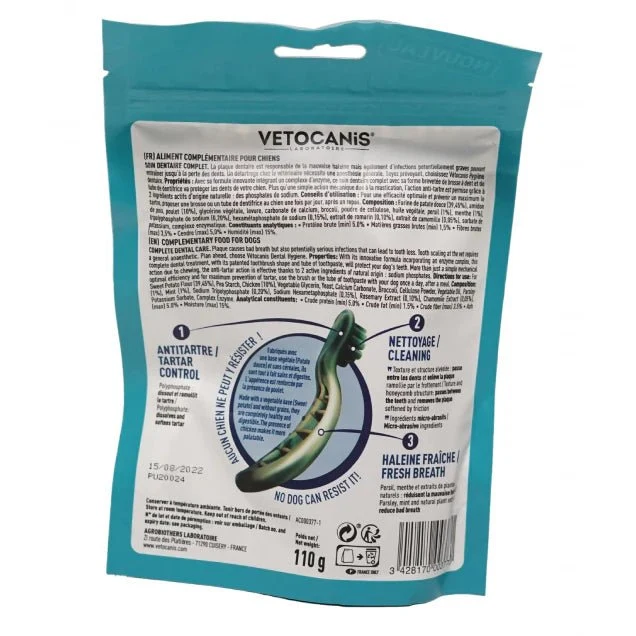Sticks dentaires pour chien, Friandises Anti-Tartre pour chien