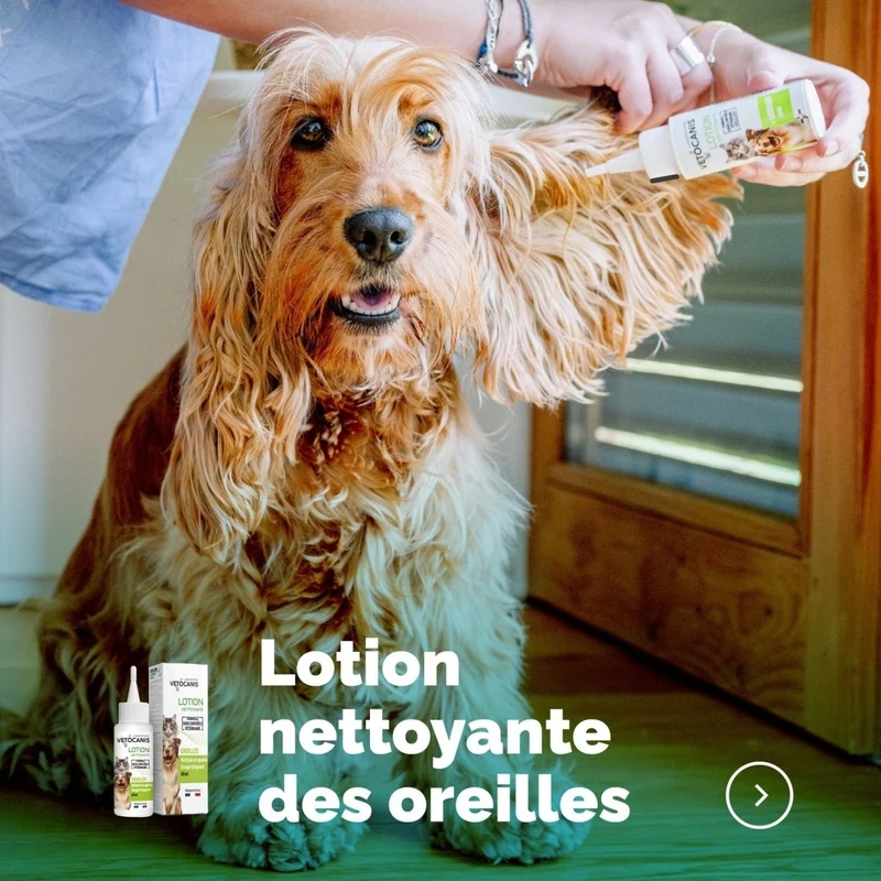 Lotion Nettoyante des Oreilles pour Chat et Chien 60ML