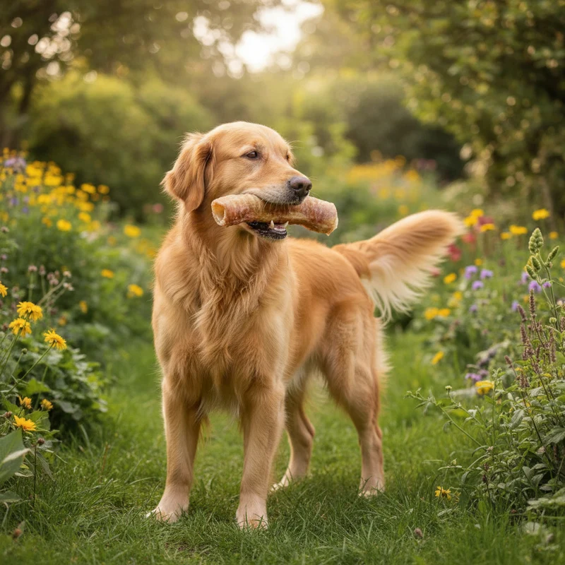 Trachées de Bœuf pour Chien – Naturel – Antos