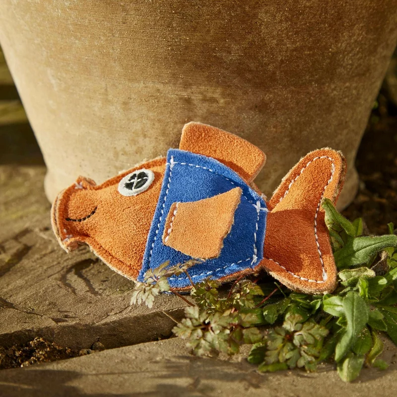 Goldie le Poisson Rouge – Jouet Écologique pour Chat et Petit Chien