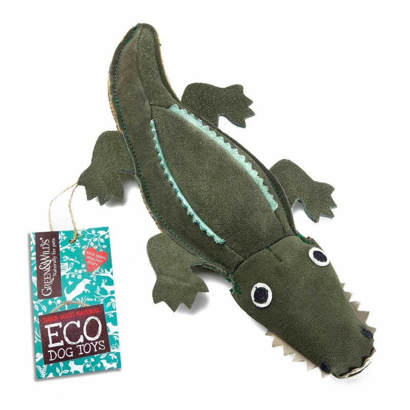 Colin le Crocodile jouet pour chien ècologique