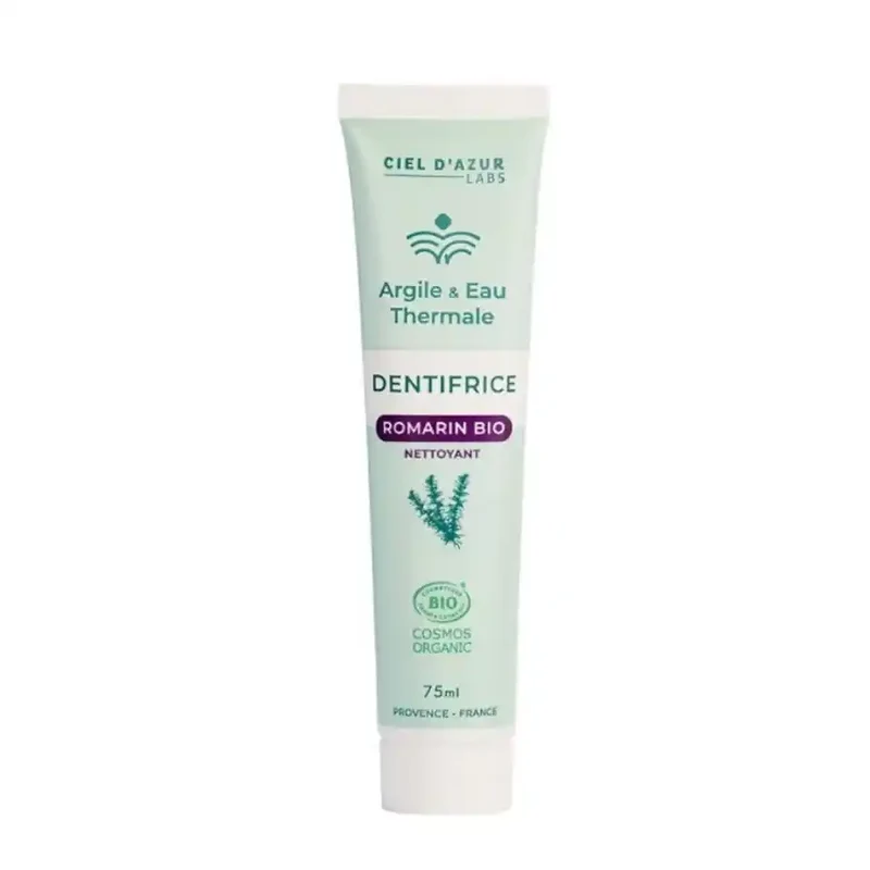 Denticlay Romarin Bio – 75 ml – Argile & Eau Thermale