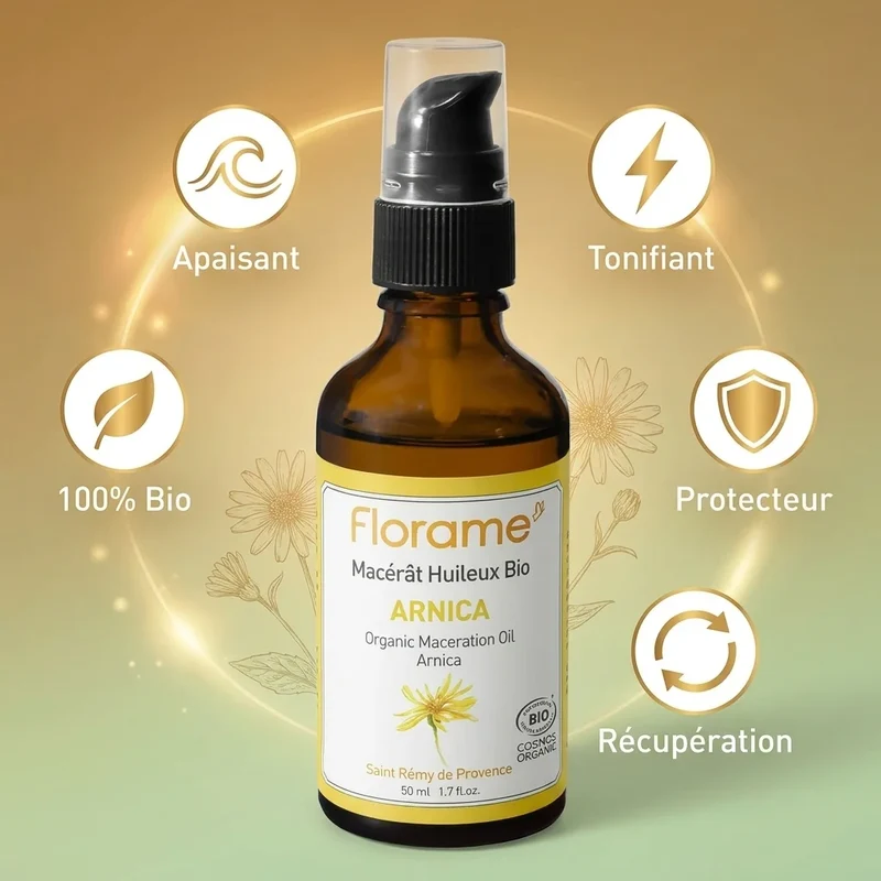 Macérât Huileux d’Arnica Bio - 50 ml - Florame