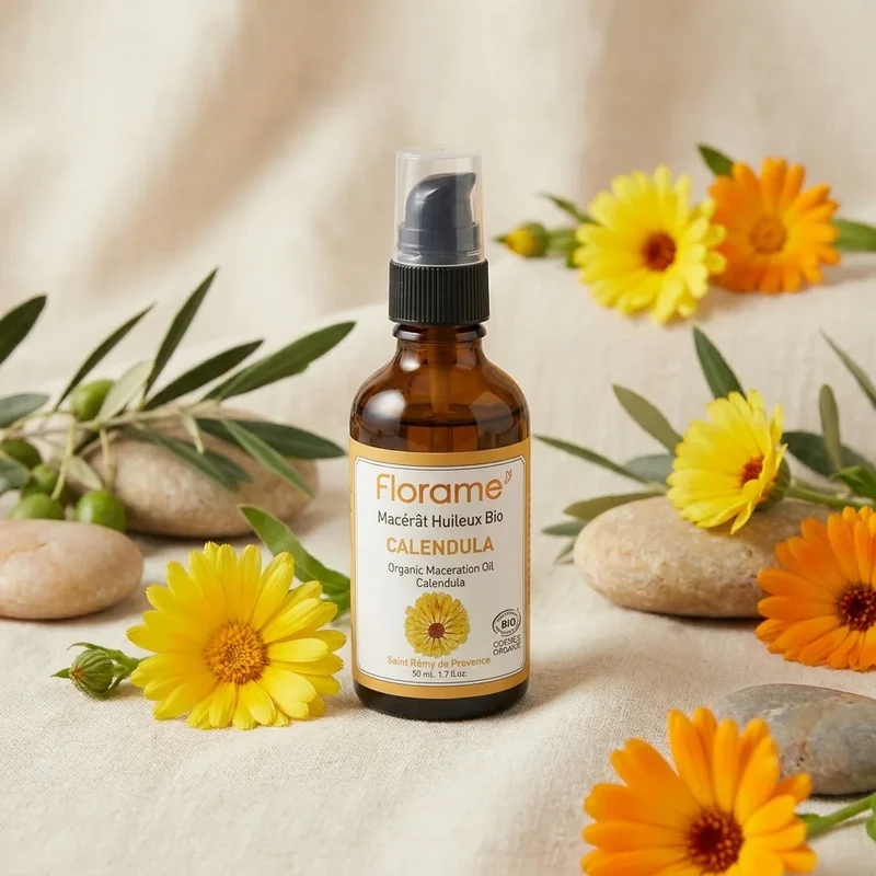 Macérât Huileux de Calendula Bio - 50 ml - Florame