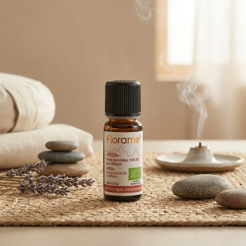 Huiles Essentielles à diffuser - Yoga Bio - 10 ml - Florame