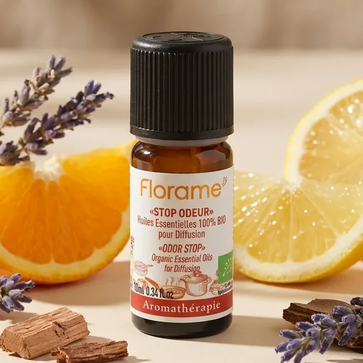 Huiles Essentielles à diffuser - Stop Odeur Bio - 10 ml - Florame
