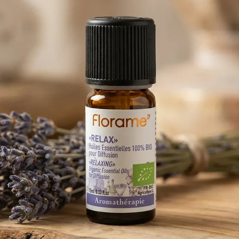 Huiles Essentielles à diffuser - Relax Bio - 10 ml - Florame