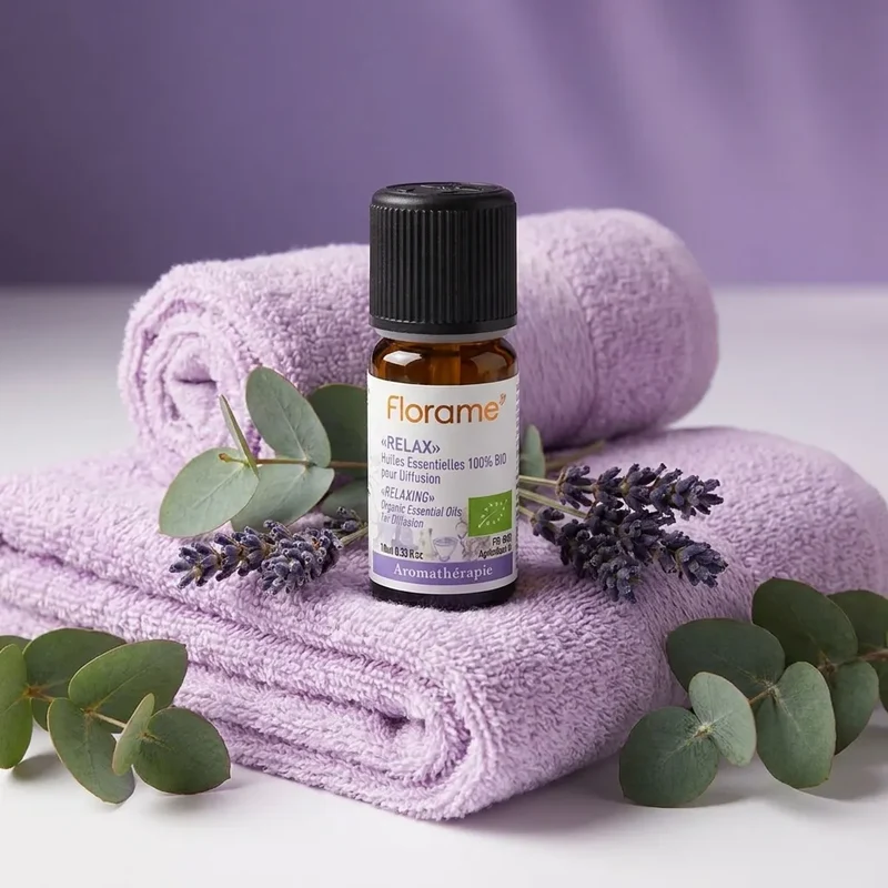 Huiles Essentielles à diffuser - Relax Bio - 10 ml - Florame