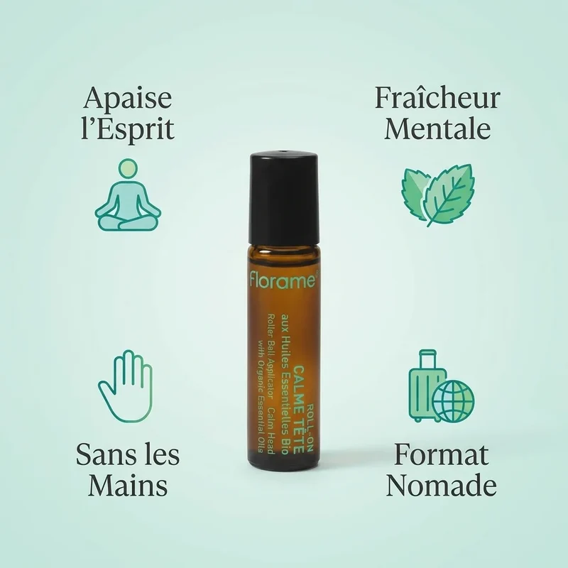 Roll-on Calme Tête Bio - 5 ml - Florame