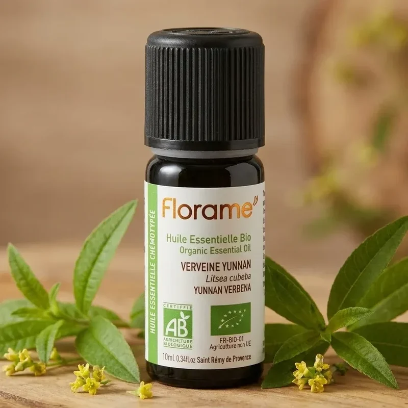 Huile essentielle de Verveine Yunnan Bio - 10 ml - Florame
