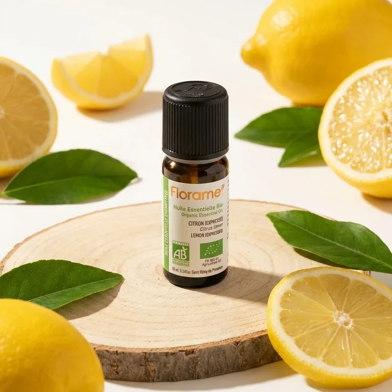 Huile Essentielle Citron Zeste Bio - 10 ml - Florame