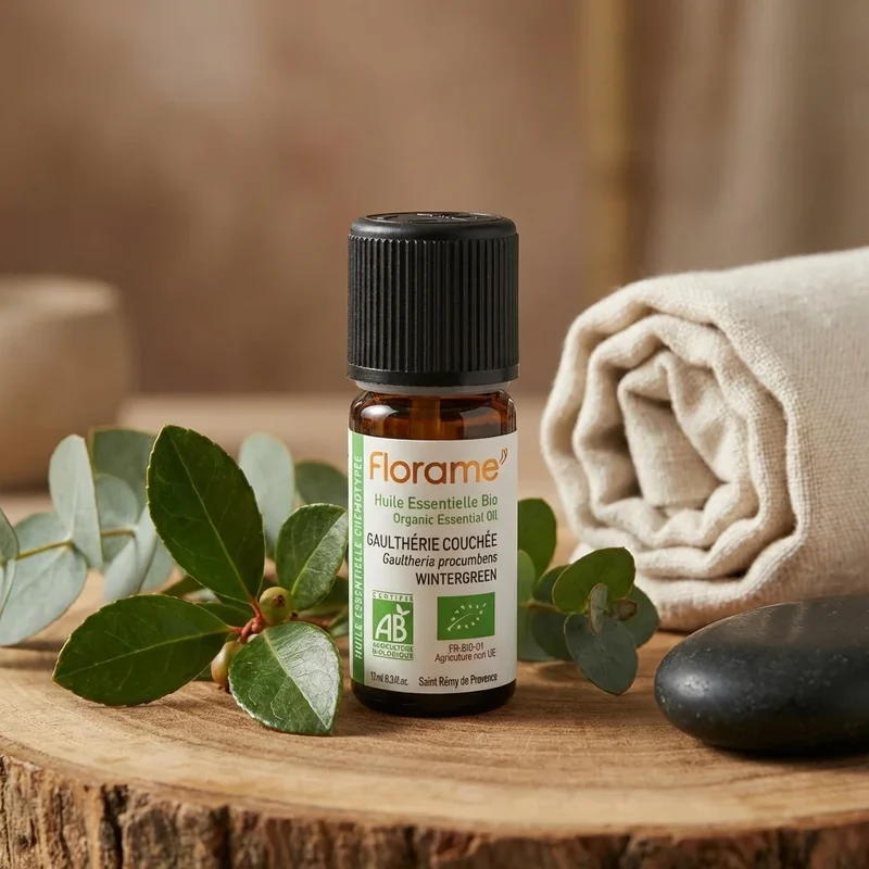 Huile Essentielle de Gaulthérie couchée Bio -10 ml - Florame