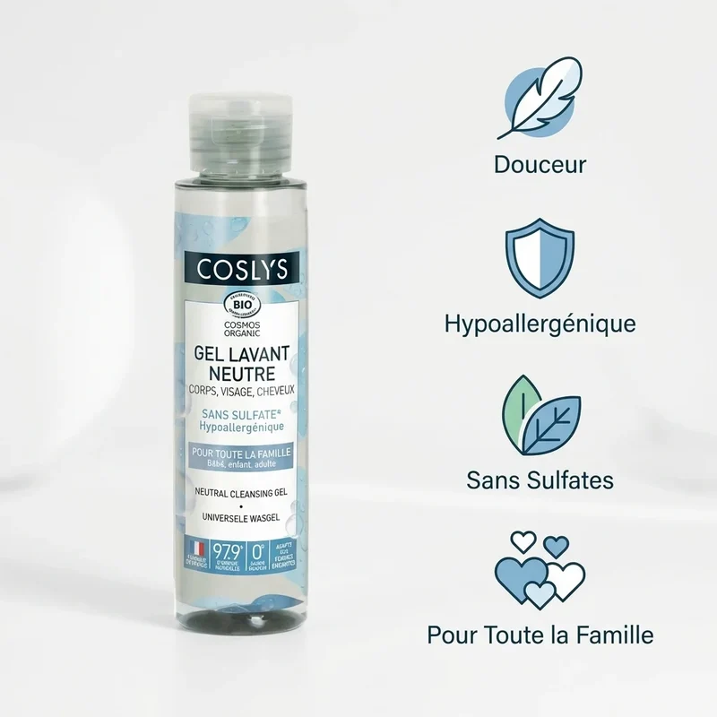 Gel lavant neutre Bio - 100ml - Coslys