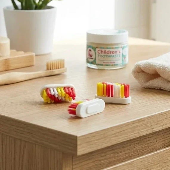Recharge de 3 Têtes de Brosse à Dents Enfant - Lamazuna