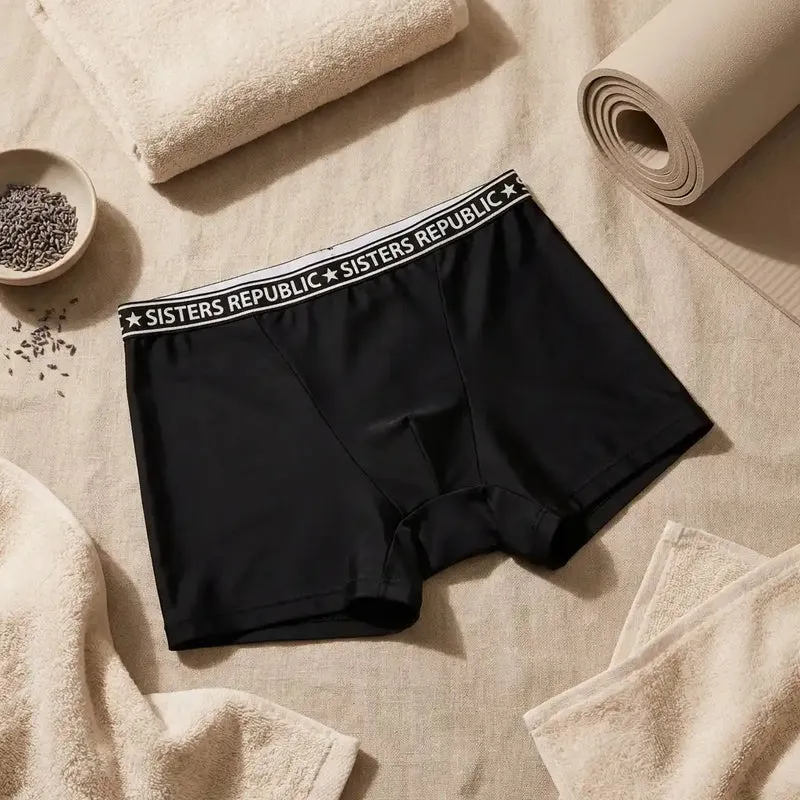 Boxer menstruel adulte - Ginger (absorption super) - Taille L - Sisters Republic