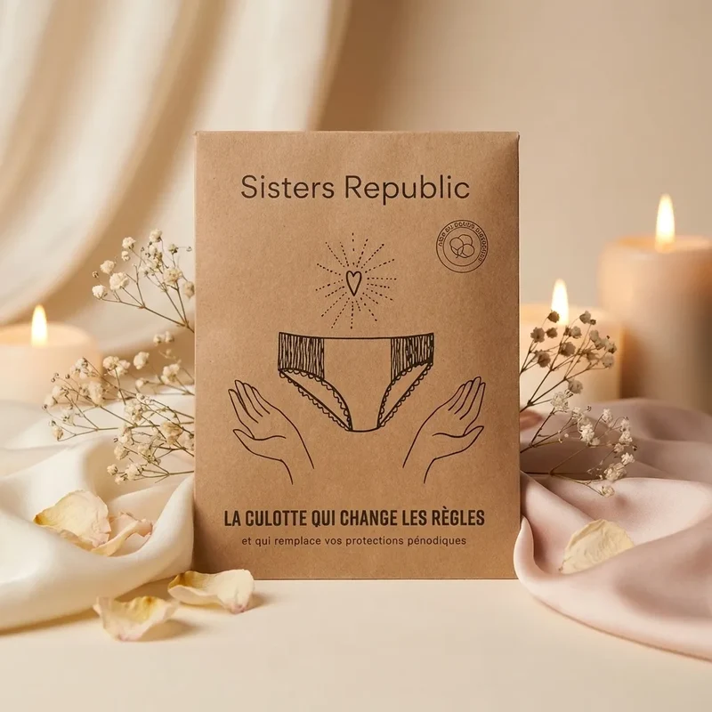 Culotte menstruelle adulte - Sidonie (absorption super) - Taille S - Sisters Republic