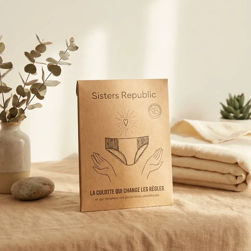 Culotte menstruelle adulte - Sidonie (absorption super) - Taille M - Sisters Republic