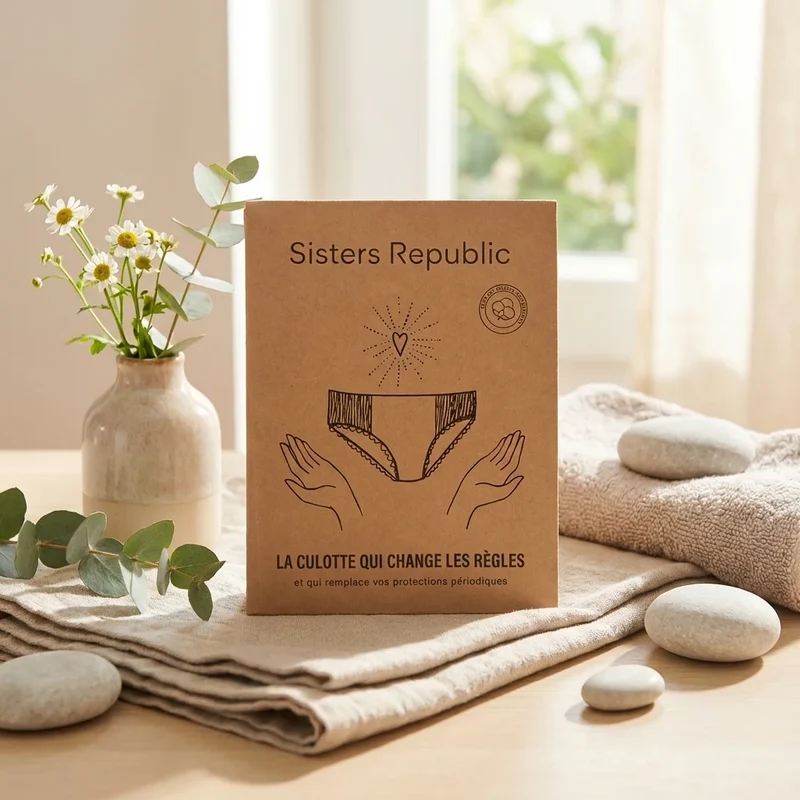 Culotte menstruelle adulte - Sidonie (absorption super) - Taille L - Sisters Republic