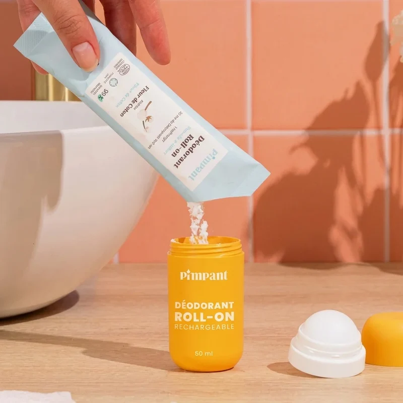 Recharge Déodorant en Poudre à Diluer - Fleur de coton - Pimpant