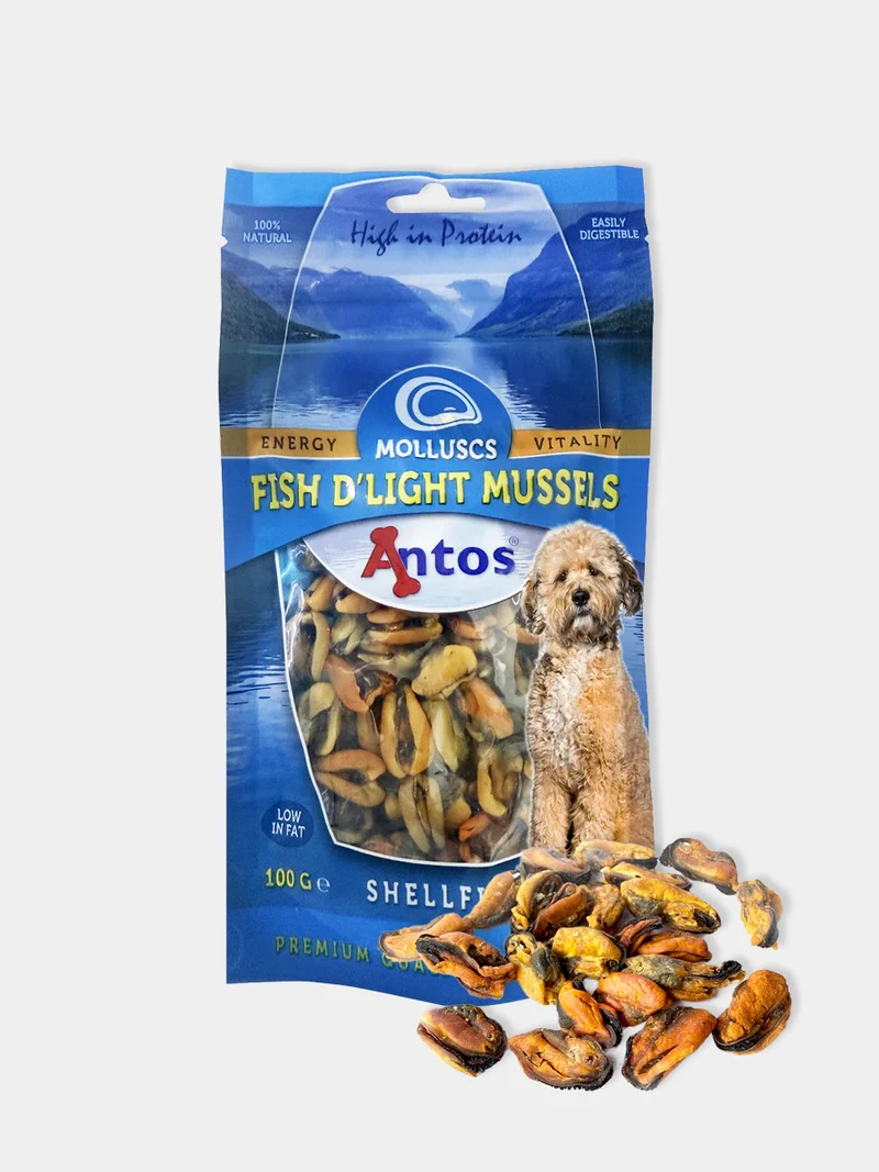 Friandises pour chien - Fish D'Light Moules - Antos
