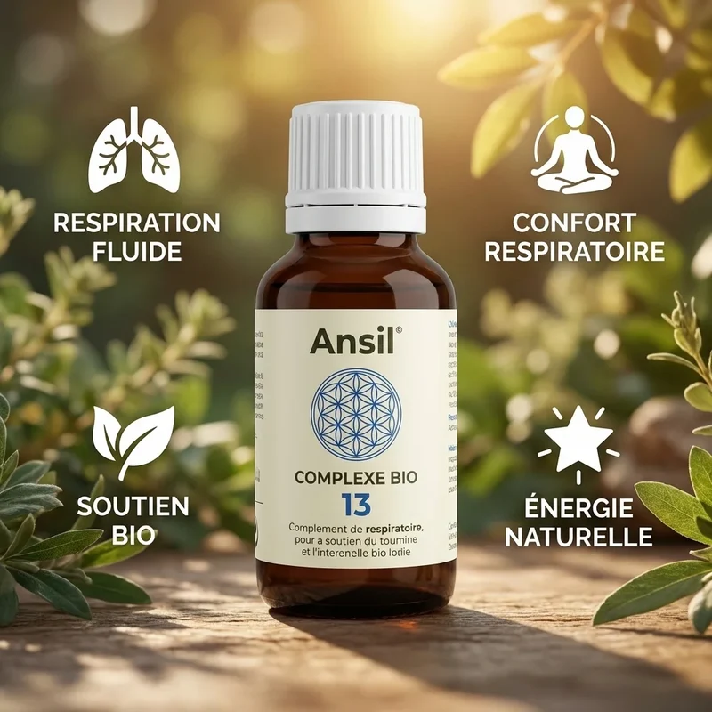 Complexe bio Quartz rutile, Noisetier, Peuplier et Charme - 30 ml - Ansil