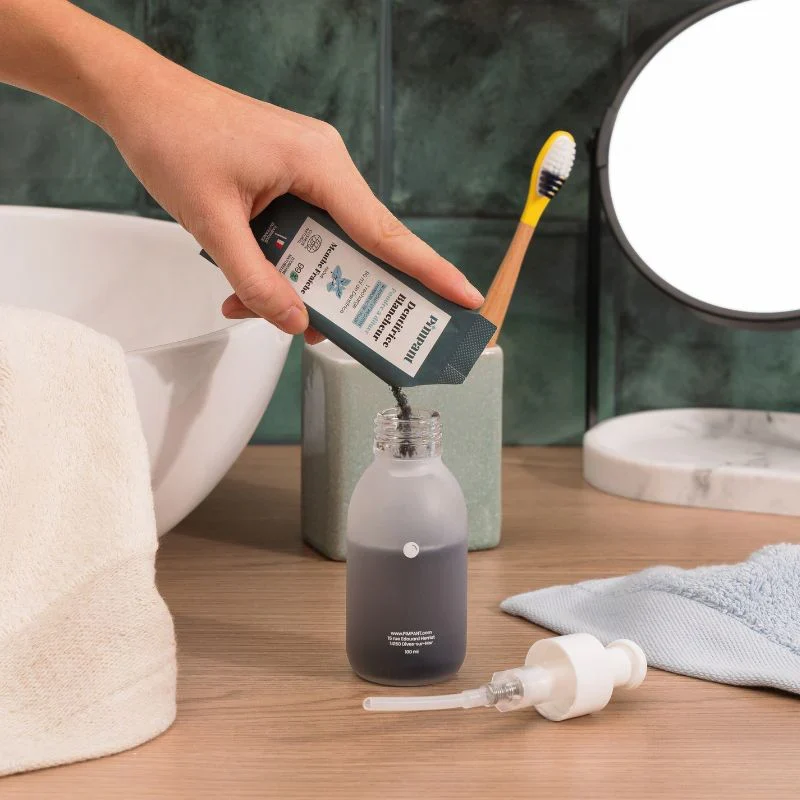 Dentifrice Blancheur Menthe Fraîche en Poudre à Diluer - 8 g - Pimpant